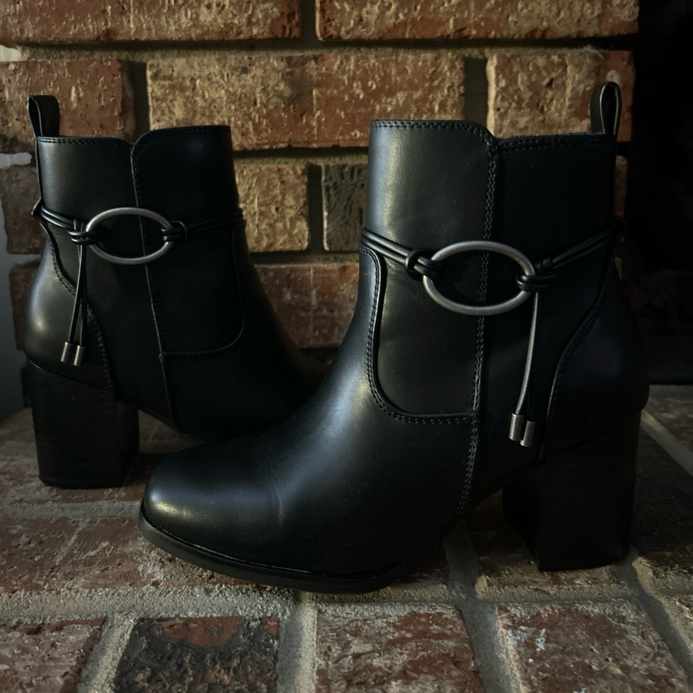 Croft & Barrow Black Ankle Booties